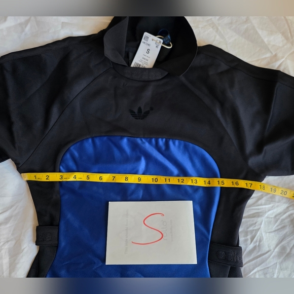 Adidas blue version Originals Women's Dress Maxi Blue/black BNWT - Picture 5 of 16